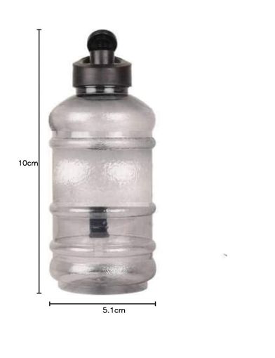 Picture of 1.5 L with Mixer Ball and Strainer Gallon Motivational Water Bottle Gallon Water Bottle Protein Shaker Bottle