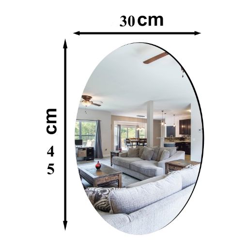 Picture of Flexible Mirror Sheets  Self-Adhesive Plastic Mirror Non-Glass Mirror Stickers