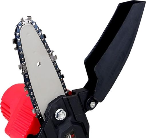 Picture of 48V Cordless Chainsaw DOUBLE BATTERY CHAINSAW Chainsaw   Mini Chain Saw  6 Inch Cutting Area