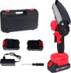 Picture of 48V Cordless Chainsaw DOUBLE BATTERY CHAINSAW Chainsaw   Mini Chain Saw  6 Inch Cutting Area