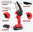 Picture of 48V Cordless Chainsaw DOUBLE BATTERY CHAINSAW Chainsaw   Mini Chain Saw  6 Inch Cutting Area