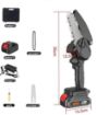 Picture of 48V Cordless Chainsaw DOUBLE BATTERY CHAINSAW Chainsaw   Mini Chain Saw  6 Inch Cutting Area