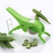 Picture of 2 in 1 Vegetable & Fruit Multi Cutter with Peeler  2 in 1 Multipurpose Vegetable Fruit Multi Cutter Veg Cutter Sharp Stainless Steel 5 Blade Vegetable Cutter with Peeler
