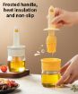 Picture of Oil Dispenser with Brush Silicone Basting Brush Silicone Brush and high Temperature Resistant Oil Bottle