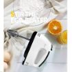 Picture of scarlet Hand Mixer for Egg Beater and Food Blender with 7 Speed Handheld Processor Automatic Electric Kitchen Tool Double Whisk Eggs Mixer with Beater and Hook Bitter for Cake Hand Mixer For Kitchen