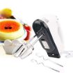 Picture of scarlet Hand Mixer for Egg Beater and Food Blender with 7 Speed Handheld Processor Automatic Electric Kitchen Tool Double Whisk Eggs Mixer with Beater and Hook Bitter for Cake Hand Mixer For Kitchen