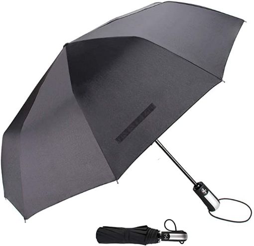 Picture of Umbrella for Women Umbrella for Men UV Coated 3 Fold Umberallas for Rain with Auto Open and Close