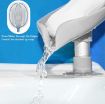 Picture of Soap Holder Leaf-Shape Self Draining Soap Dish Holder Not Punched Easy Clean Bar Soap Holder