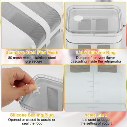 Picture of 1100ML YOGURT STRAINER