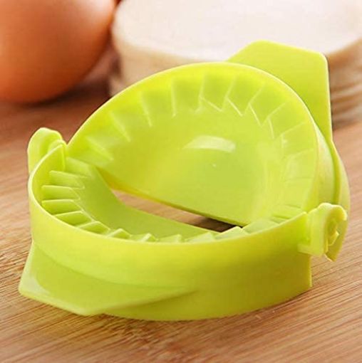 Picture of Plastic Gujia Karanji Momos Maker Mould Plastic Momos Maker  Easy Mould Machine Cooking Tool Multicolor