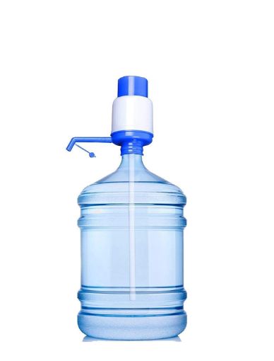 Picture of Drinking Water Pump Manual  Plastic Manual Pump for Bottled Water Drinking Dispenser for 20 Litre Bottle Bisleri Bottles Water Pump for Water cans Manual Hand Press Bottled Portable Pump
