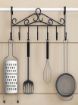 Picture of 7 Hooks Door Hanger Metal Over Door Hook Towel Hooks Door Hanger Metal Hanging Rack Organizer