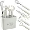 Picture of 6 Pack Kitchen Gadgets Set Steel Fruit Peeler With Storage Base Kitchen Knife Set KITCHEN SET KITCHEN TOOL 6 PCS KITCHEN TOOL