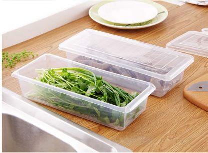 Picture of (2 PIECE ) FOOD STORAGE CONTAINER WITH REMOVABLE DRAIN PLATE