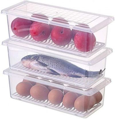 Picture of (2 PIECE ) FOOD STORAGE CONTAINER WITH REMOVABLE DRAIN PLATE