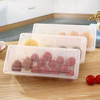 Picture of (2 PIECE ) FOOD STORAGE CONTAINER WITH REMOVABLE DRAIN PLATE