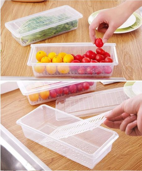 Picture of (2 PIECE ) FOOD STORAGE CONTAINER WITH REMOVABLE DRAIN PLATE
