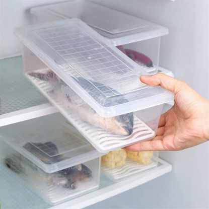 Picture of (2 PIECE ) FOOD STORAGE CONTAINER WITH REMOVABLE DRAIN PLATE