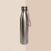 Picture of NEW STEEL WATER BOTTLE 1000ML  Stainless Steel Slim Light Weight Water Bottle With Loop 1000 Ml DORI BOTTLE WATER BOTTLE