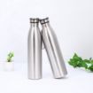 Picture of NEW STEEL WATER BOTTLE 1000ML  Stainless Steel Slim Light Weight Water Bottle With Loop 1000 Ml DORI BOTTLE WATER BOTTLE