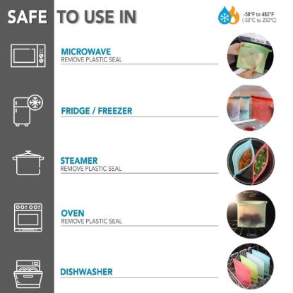 Picture of 1000 ML SILICON BAG ( 1 PIECE)