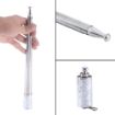 Picture of Silver Appearing Cane Metal Steel Professional Trick Prop Stretchable Extendable Stick  Magic Visual Trick Close Up and Pop Out Gimmick Tool magic stick