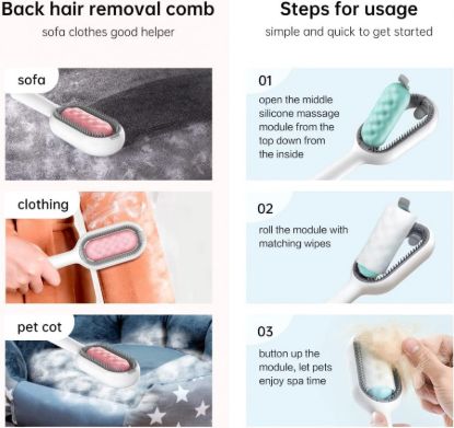 Picture of 3 IN 1 MULTIFUNCTION PET CLEANING COMB