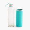 Picture of Glass Water Bottle with Portable Protective Bag Cover  Glass Multipurpose Water, Juice Bottle with Cover