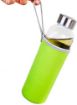 Picture of Glass Water Bottle with Portable Protective Bag Cover  Glass Multipurpose Water, Juice Bottle with Cover