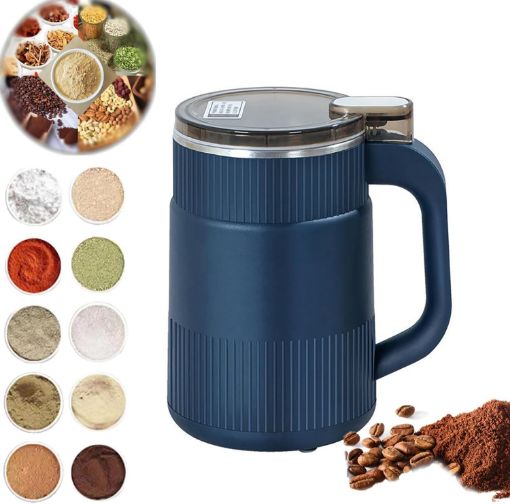 Picture of Spice Grinder with Handle Small Powder Grinding Machine Electric Coffee Grinder