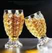 Picture of pineapple Glass 180 ml ( 6 pis set ) glasses design fancy glass set juice glasses stylish glass for drink unique drinking glass welcome glasses crystal glass set glasses designer drinking glass set water glasses water tumbler glass classic glass set