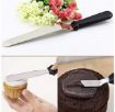 Picture of Pellet Knife Curve Shape  pellet knife Stainless Steel Flat Pallet Knife Spatula for Spreading Smoothing Cake Baking Decoration Tools Spreading Smoothing Stainless Steel Icing Spatula Smoothing of Icing Bakeware Tool