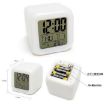 Picture of Plastic Digital Alarm Clock with Automatic 7 Colour Changing LED Date, Time Temperature Digital Alarm Clock