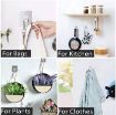 Picture of Self Adhesive Stainless Steel Hook Waterproof and Rustproof Wall Hooks for Hanging Heavy Duty HOOK