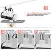 Picture of hot water tape Instant Heating Electric Water Heater Faucet Tap Kitchen Bathroom Digital Display with shower head || ABS Body- Shock Proof