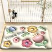 Picture of 3D Visual Anti-Slip Absorbent Mat 3D MAT Soft Diatom Mud Super Absorbent Bath Mat Bath Mat Diatomaceous Earth Shower Mat 3D Visual Kitchen Non-Slip Area Rug Super Absorbent Quick Drying Bathroom Floor Mat Easy to Clean