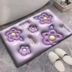 Picture of 3D Visual Anti-Slip Absorbent Mat 3D MAT Soft Diatom Mud Super Absorbent Bath Mat Bath Mat Diatomaceous Earth Shower Mat 3D Visual Kitchen Non-Slip Area Rug Super Absorbent Quick Drying Bathroom Floor Mat Easy to Clean