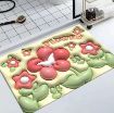 Picture of 3D Visual Anti-Slip Absorbent Mat 3D MAT Soft Diatom Mud Super Absorbent Bath Mat Bath Mat Diatomaceous Earth Shower Mat 3D Visual Kitchen Non-Slip Area Rug Super Absorbent Quick Drying Bathroom Floor Mat Easy to Clean