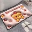 Picture of 3D Visual Anti-Slip Absorbent Mat 3D MAT Soft Diatom Mud Super Absorbent Bath Mat Bath Mat Diatomaceous Earth Shower Mat 3D Visual Kitchen Non-Slip Area Rug Super Absorbent Quick Drying Bathroom Floor Mat Easy to Clean