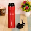 Picture of WATER BOTTLE  Strong and Durable Steel Single Wall Sport Bottle with Sipper Cap Fridge Water Bottle Thunder with Sipper Cap