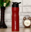 Picture of WATER BOTTLE  Strong and Durable Steel Single Wall Sport Bottle with Sipper Cap Fridge Water Bottle Thunder with Sipper Cap