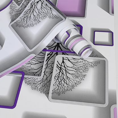Picture of 3D PURPLE WALLPAPER