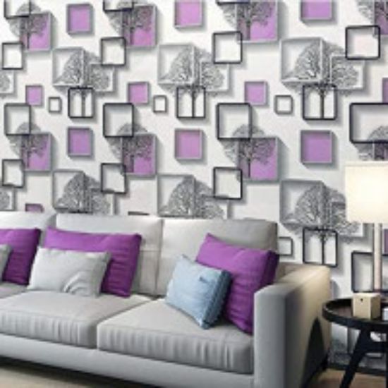 Picture of 3D PURPLE WALLPAPER