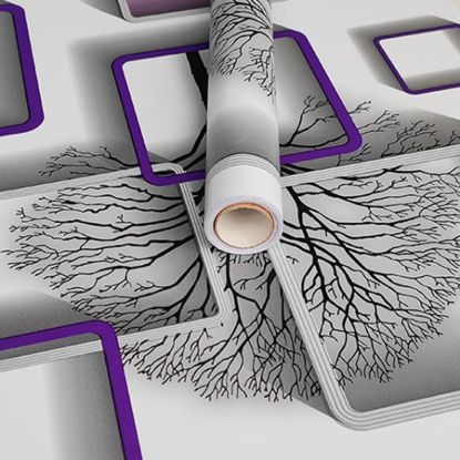 Picture of 3D PURPLE WALLPAPER