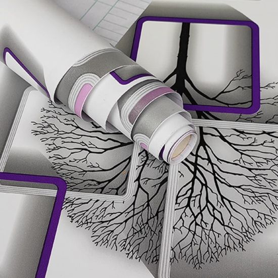 Picture of 3D PURPLE WALLPAPER