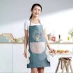 Picture of PLASTIC COOKING APRON  Kitchen Apron with Wiping Hand Towel ApronBig Pocket Unique Design Cooking Fits