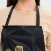 Picture of PLASTIC COOKING APRON  Kitchen Apron with Wiping Hand Towel ApronBig Pocket Unique Design Cooking Fits