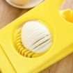 Picture of 2 IN 1 Egg Cutter egg cutter Egg Slicers Sectioner Cutter Flower Edges Chopper Kitchen Tools Mushroom Slicer Egg Cutter Plastic and Stainless Steel