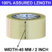 Picture of 2" inch tape 100 Meter B Transparent   Clear Tape for Packaging Transparent Cello Tape