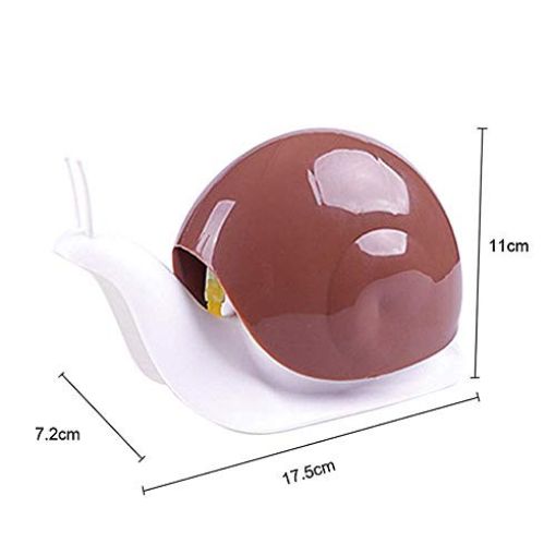 Picture of Snail-Shape Liquid Soap Dispenser-120ml Portable Snail Shape Liquid Soap Dispenser Hand Wash Dispenser Pump Push-Type Shampoo Dispenser for Hotel Bathroom